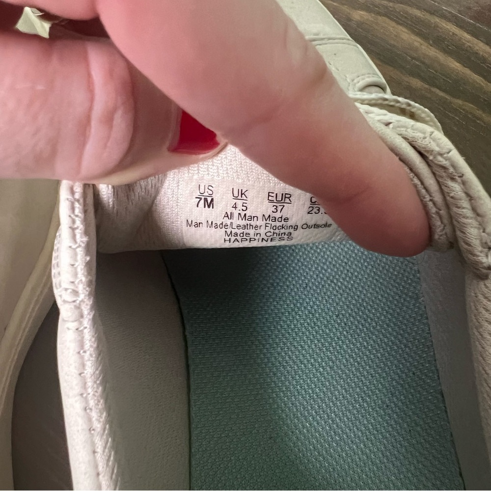 Dr.Scholls Women’s Happiness Lo Sneaker Light Gray/ Cream Size 7 Lace Up Comfort - Picture 9 of 9